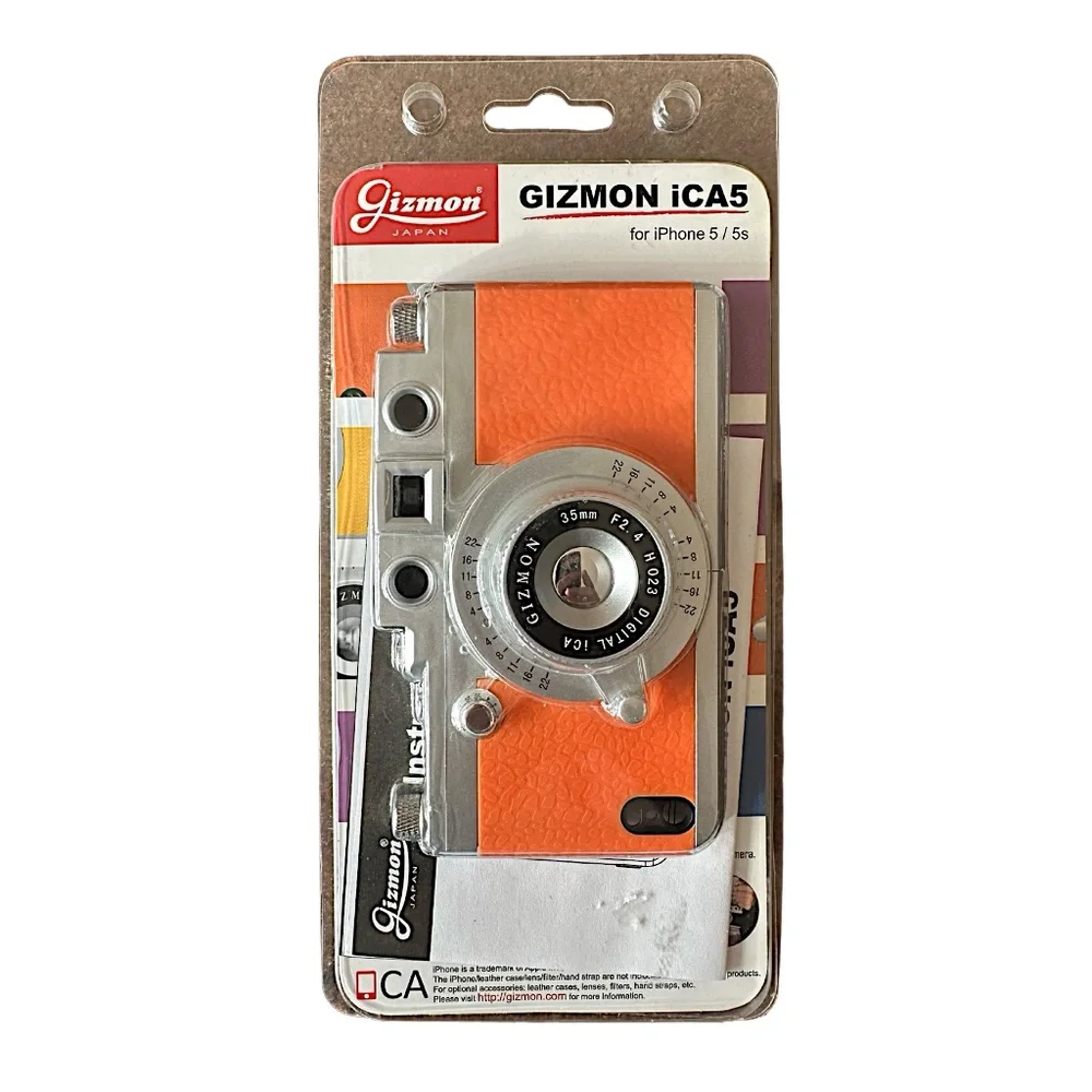GIZMON iCA5 Orange Camera-Style Case for iPhone 5/5s
